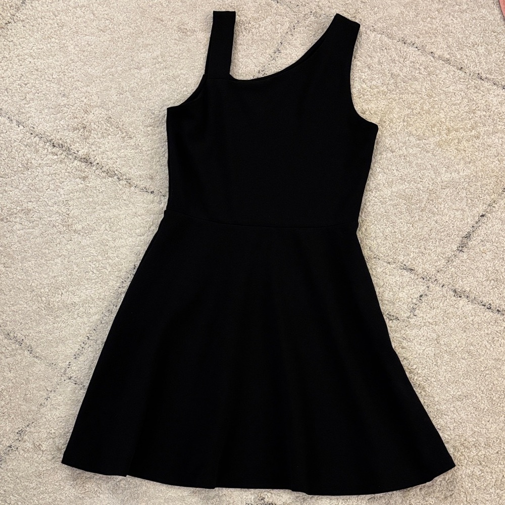 Aqua Black Mini Dress
